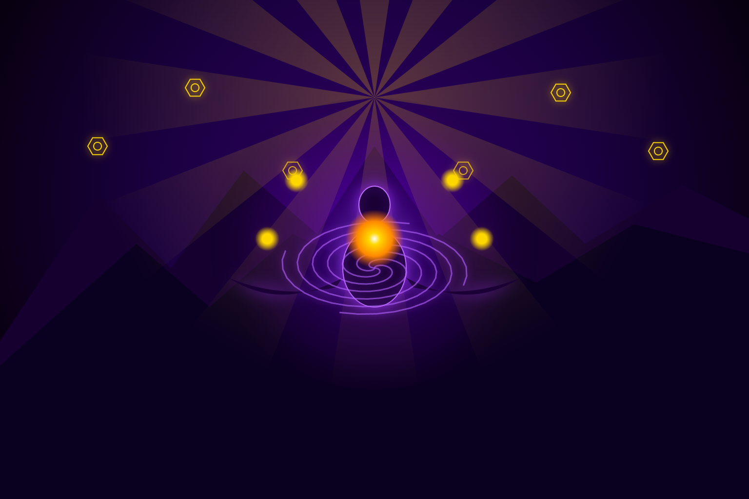 Minh họa hệ thống cảnh giới Nhất Kiếm Độc Tôn - tu tiên giả thiền định trong ánh sáng huyền bí