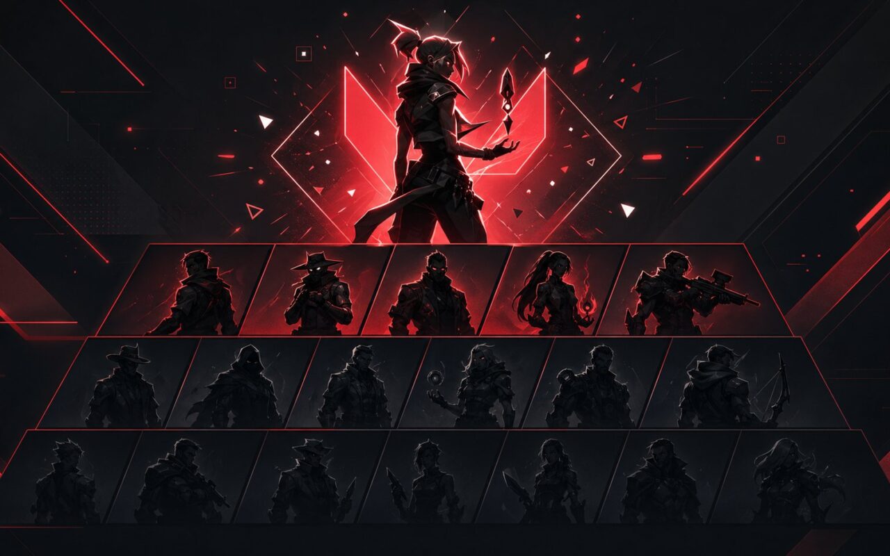 Tier list agent Valorant tháng 4/2026 với các agent mạnh nhất mọi role