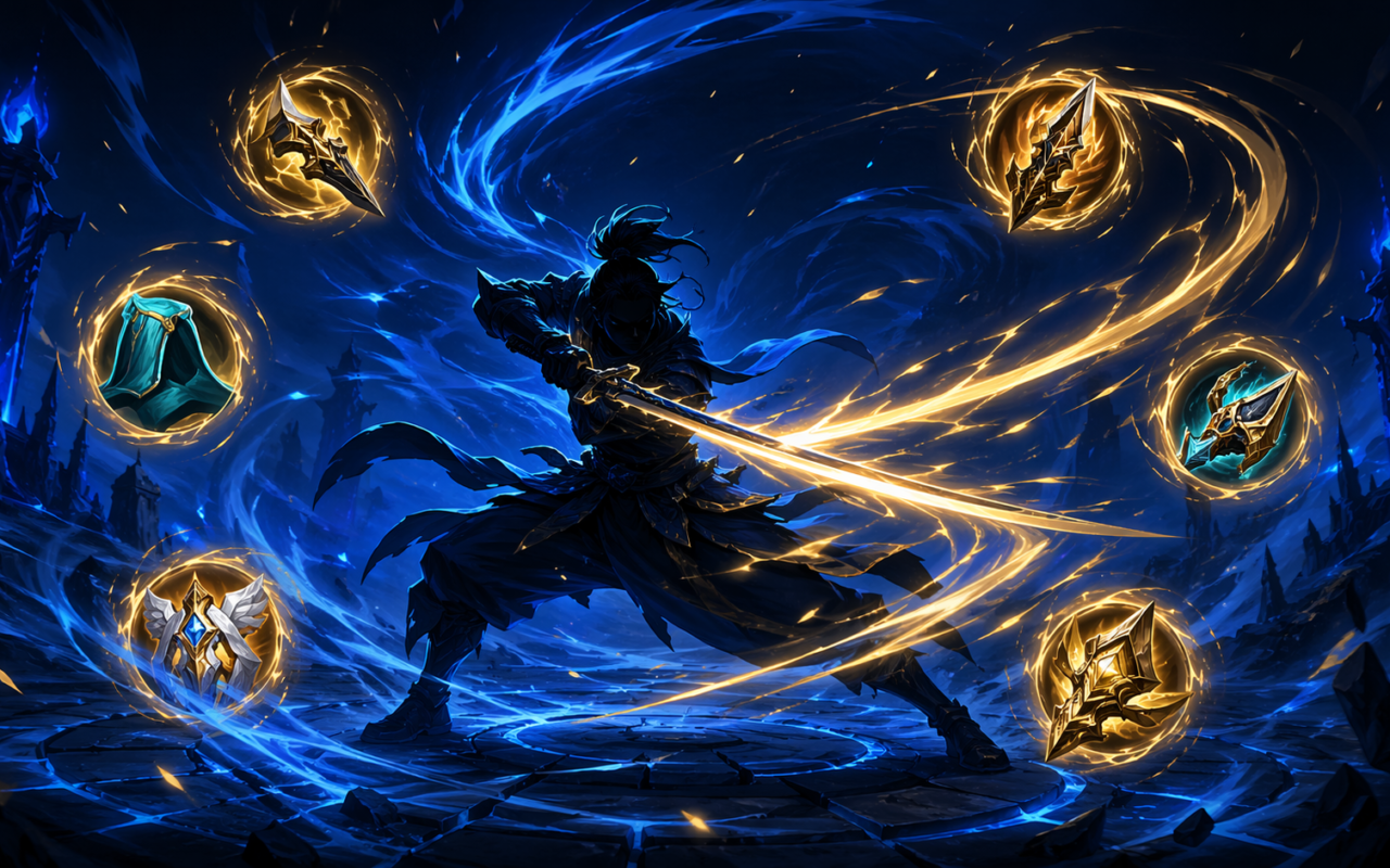 Build Yasuo Mid LOL patch 26.8 tháng 4/2026 - Kiếm sĩ gió combo Q3 R