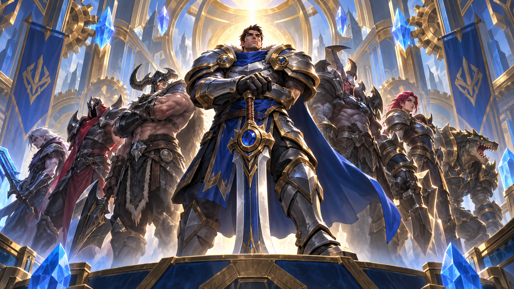 Tier list tướng top lane 26.18 - đội hình chiến binh mạnh nhất, comic poster style